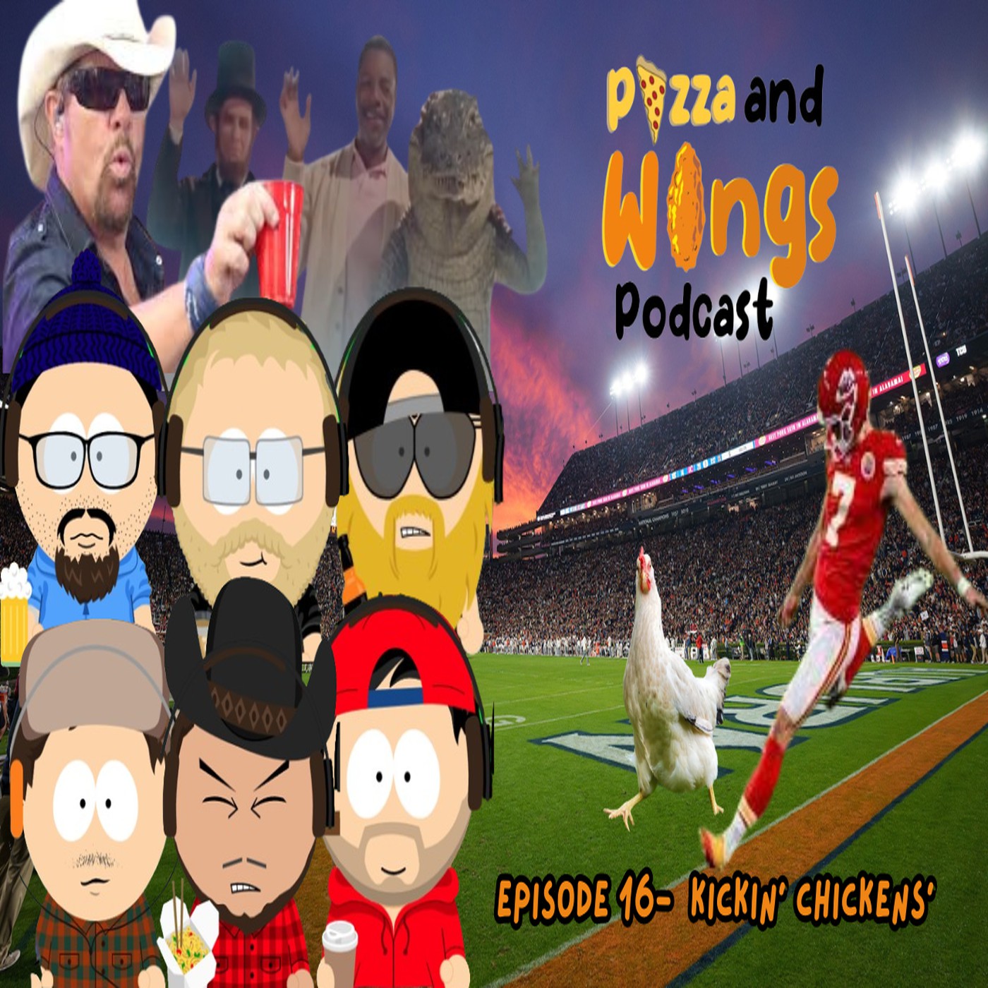 The Pizza and Wings Podcast.