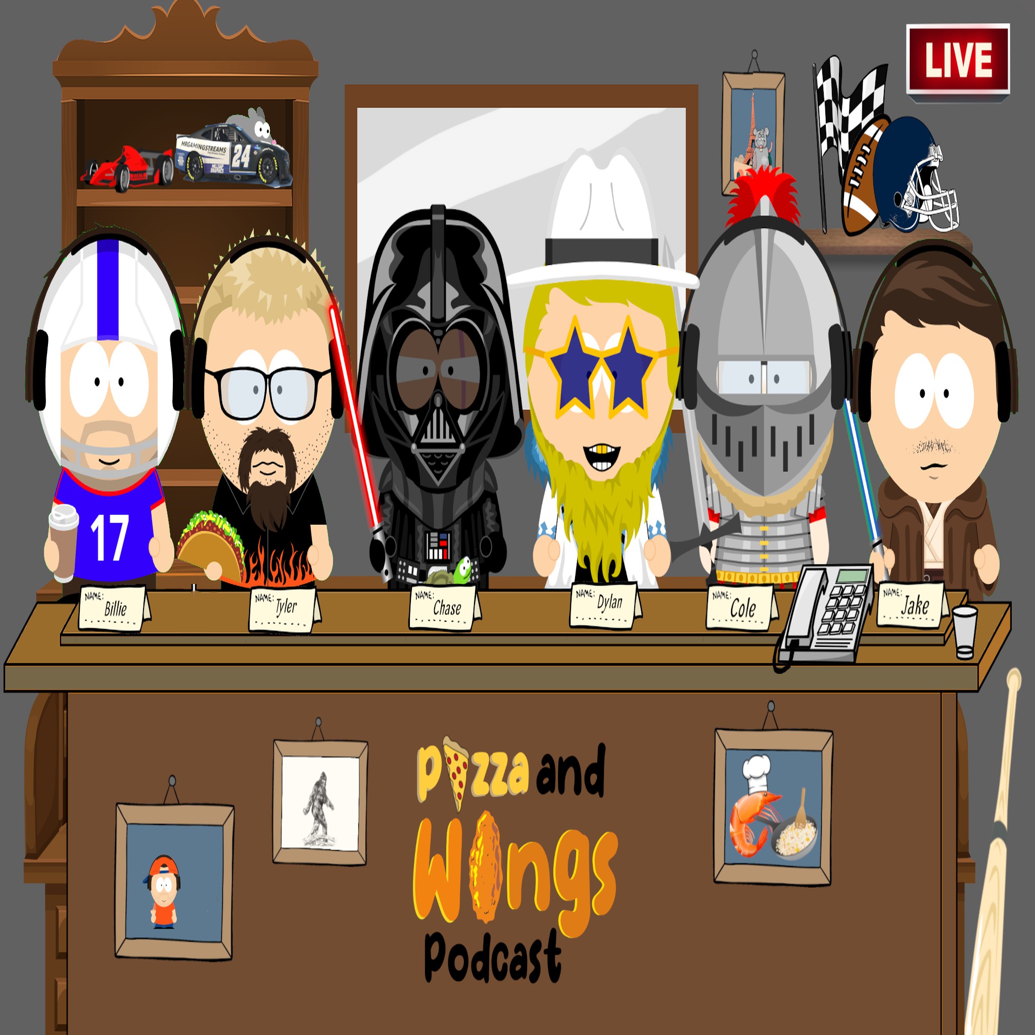 The Pizza and Wings Podcast.