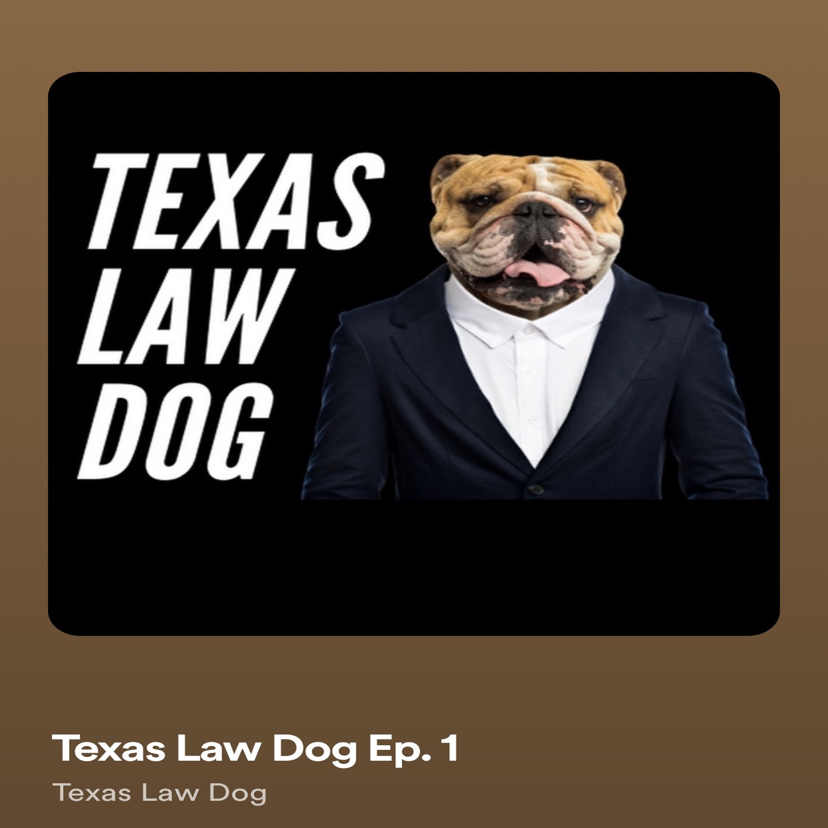 The Texas LawDog Podcast