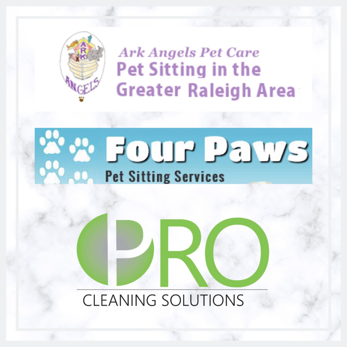Pro Cleaning Solutions - Four Paws Petsitting - Ark Angles Pet Care