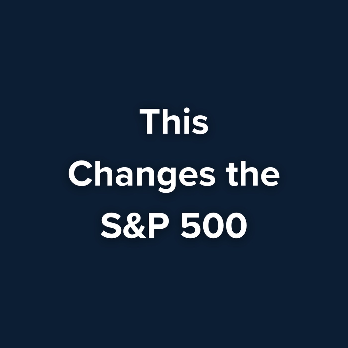 Investment Friday