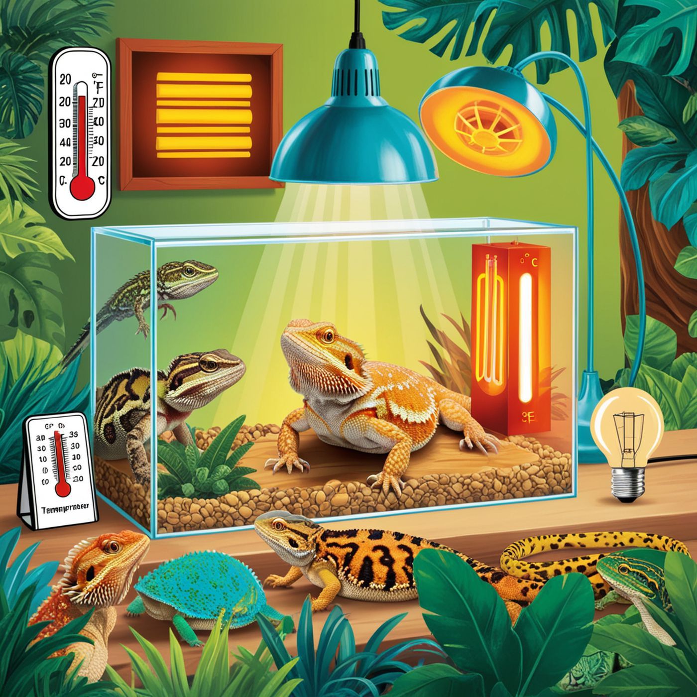 Illuminate Your Reptile Habitat: Discover the Best Heat Solutions for Your Scaly Friends!