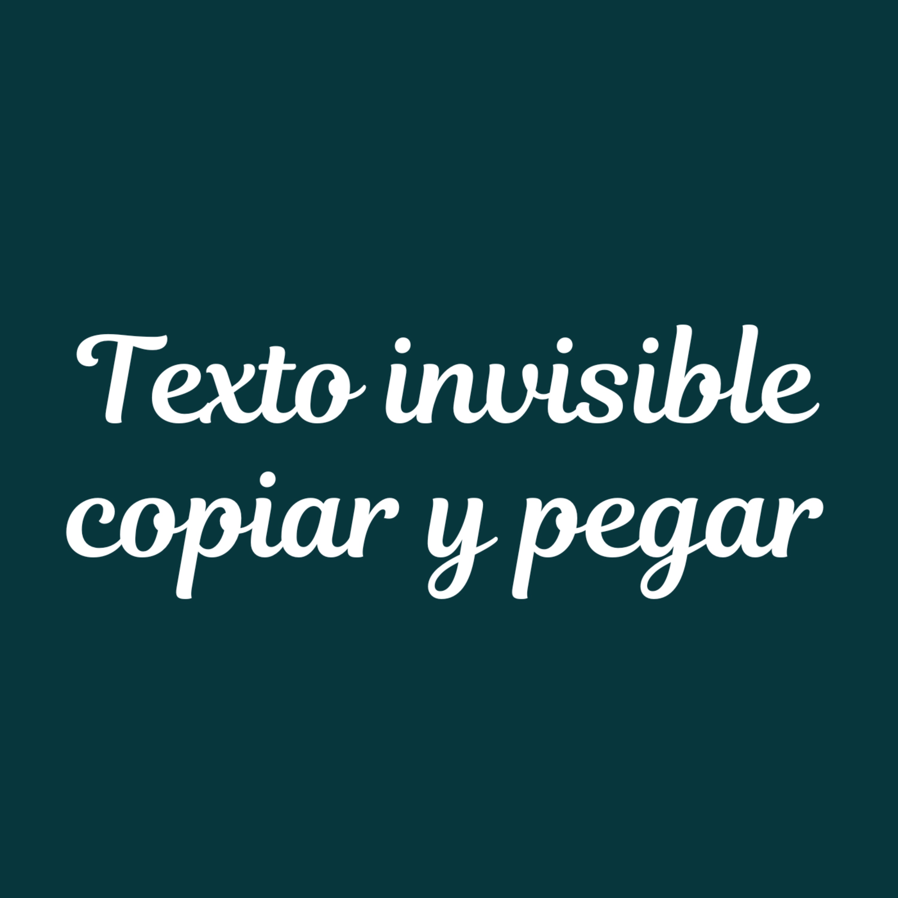 Texto Invisible Largo Copiar